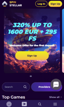 Klik direct op de sign up knop om een account aanmaken